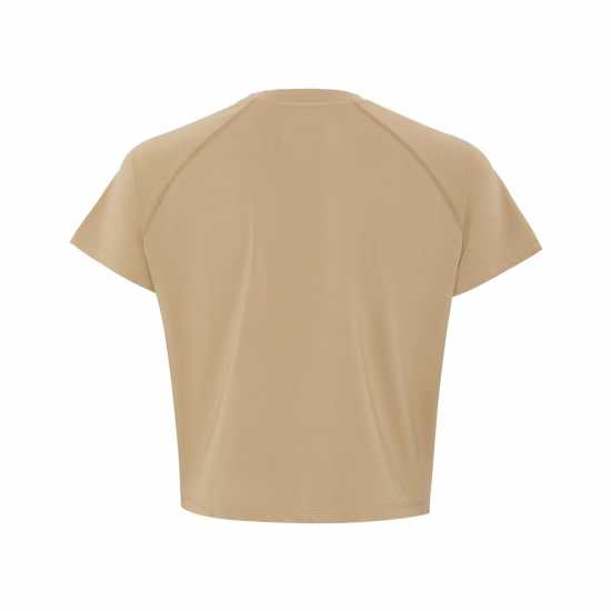 Тениска С Лого Hiit Curve Gloss Logo Tee Неутрален Дамски дрехи за бягане