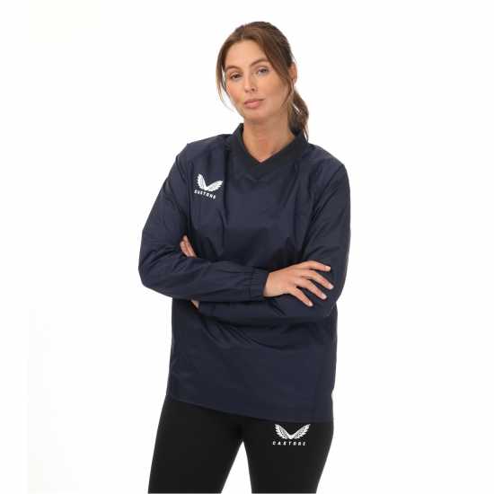 Дамски дрехи за бягане Castore Weatherproof Top Womens Морска синьо Castore Weatherproof Top Womens Морска синьо Дамски дрехи за бягане