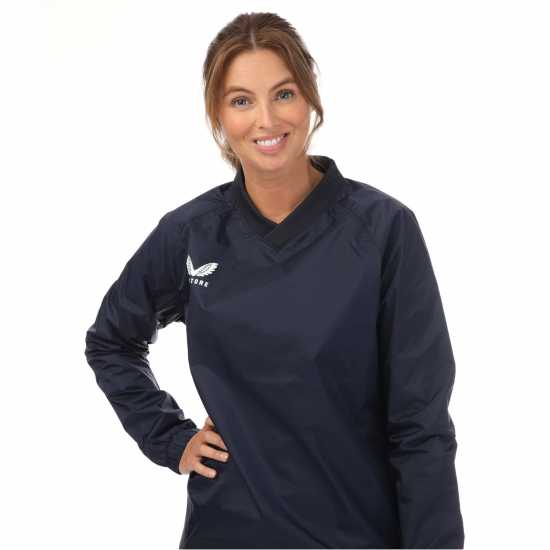 Дамски дрехи за бягане Castore Weatherproof Top Womens Морска синьо Castore Weatherproof Top Womens Морска синьо Дамски дрехи за бягане