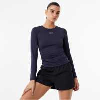 Ruched Performance Long Sleeve T-Shirt Womens Ruched Performance Long Sleeve T-Shirt Womens