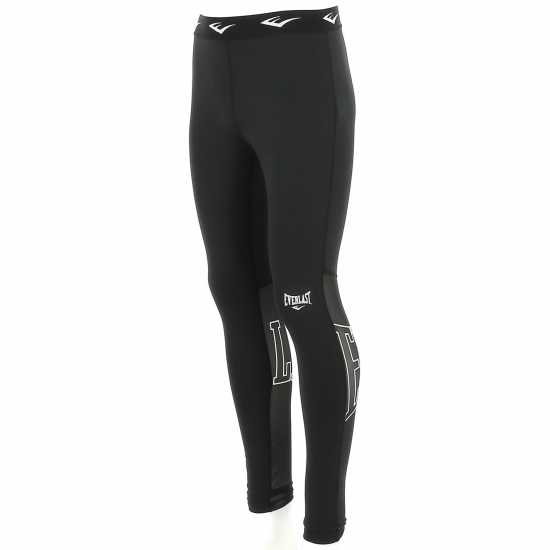 Дамски клинове за фитнес Everlast Leonard Leggings Womens Черно Everlast Leonard Leggings Womens Черно Дамски клинове за фитнес