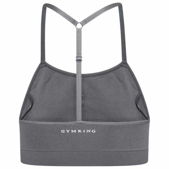 Спортни сутиени Gym King Sculpt Seamless Bra Зелен Дим Gym King Sculpt Seamless Bra Зелен Дим Спортни сутиени