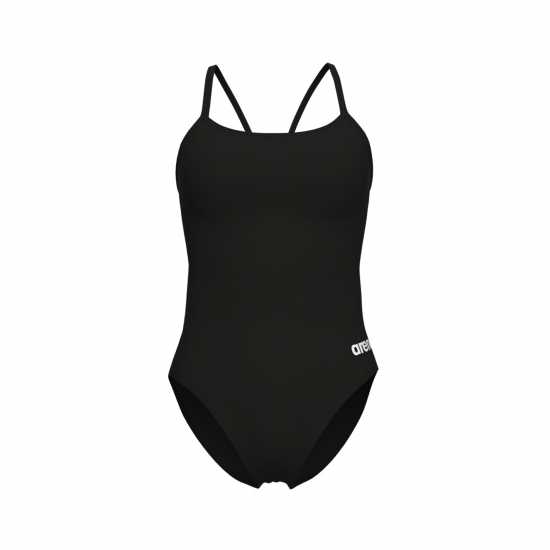 Womens Solid Lace Back Swimsuit Womens Solid Lace Back Swimsuit