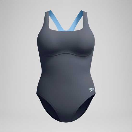 Дамски бански Speedo Flxb Ss Bibra Ld54 Speedo Flxb Ss Bibra Ld54 Дамски бански