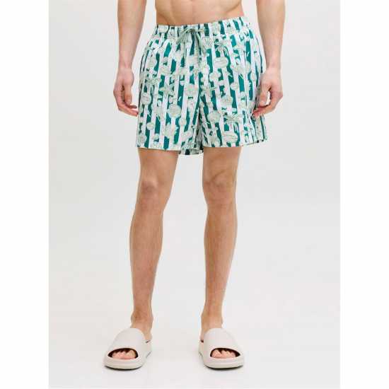 Jack And Jones Jack Novelty Aop Swi Sn63 Granite Green Jack And Jones Jack Novelty Aop Swi Sn63 Granite Green