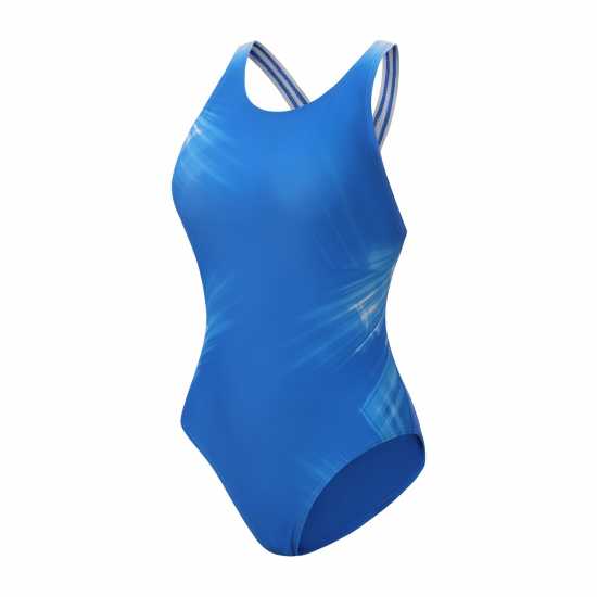 Slazenger Muscle-Back Suit With Strobe Print Womens  