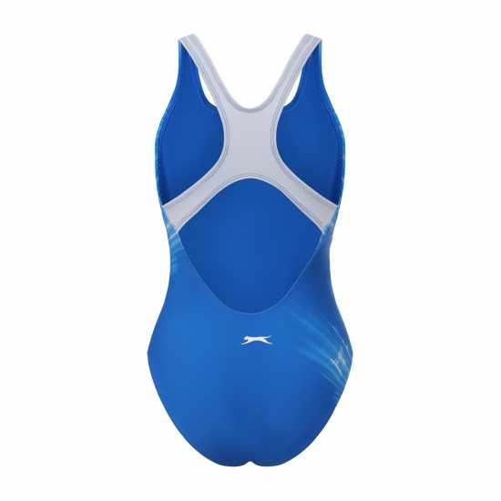 Slazenger Muscle-Back Suit With Strobe Print Womens  