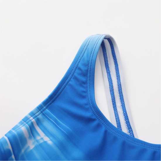 Slazenger Muscle-Back Suit With Strobe Print Womens  