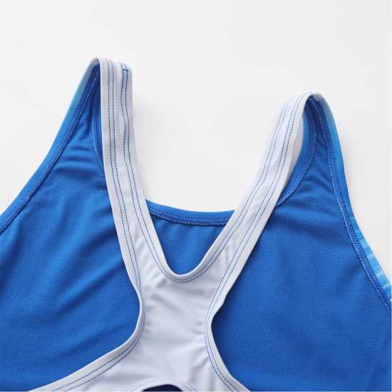Slazenger Muscle-Back Suit With Strobe Print Womens  