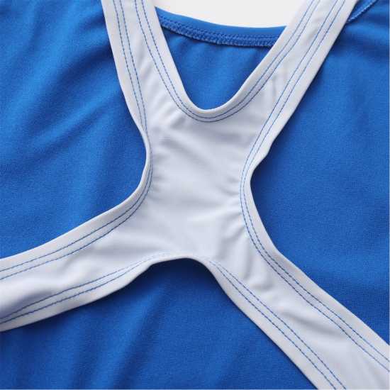 Slazenger Muscle-Back Suit With Strobe Print Womens  