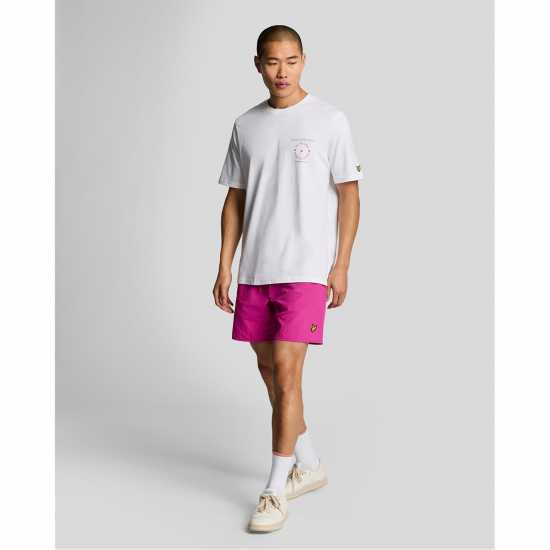 Lyle And Scott Men's Plain Swim Shorts Фуксия 