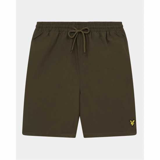 Lyle And Scott Men's Plain Swim Shorts Олива W485 