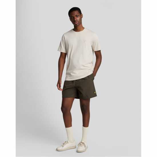 Lyle And Scott Men's Plain Swim Shorts Олива W485 
