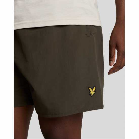 Lyle And Scott Men's Plain Swim Shorts Олива W485 