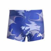 Мъжки плувни шорти и клинове Adidas Мъжки Боксерки Graphic Swim Boxers Mens Lucid Blue Adidas Мъжки Боксерки Graphic Swim Boxers Mens Lucid Blue Мъжки плувни шорти и клинове
