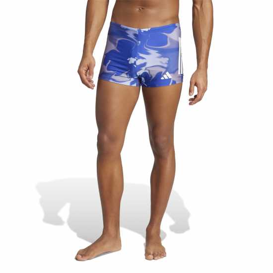 Мъжки плувни шорти и клинове Adidas Мъжки Боксерки Graphic Swim Boxers Mens Lucid Blue Adidas Мъжки Боксерки Graphic Swim Boxers Mens Lucid Blue Мъжки плувни шорти и клинове