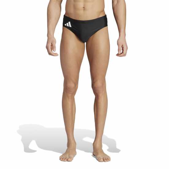 Adidas Solid Trunk Swimming Mens Black/White Мъжки плувни шорти и клинове