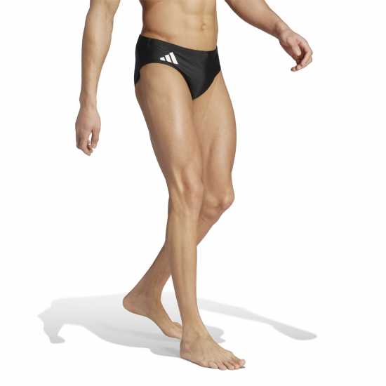 Adidas Solid Trunk Swimming Mens Black/White Мъжки плувни шорти и клинове