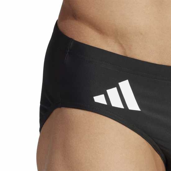 Adidas Solid Trunk Swimming Mens Black/White Мъжки плувни шорти и клинове