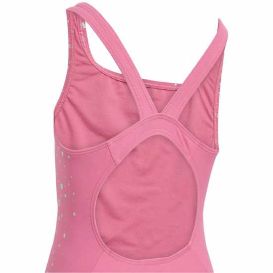 Детски бански и бикини Adidas Glitter V-Back Swimsuit Kids Adidas Glitter V-Back Swimsuit Kids Детски бански и бикини