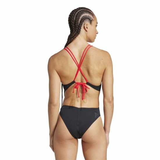 Дамски бански Adidas Ripstream 3-Stripes X-Back Swimsuit Adidas Ripstream 3-Stripes X-Back Swimsuit Дамски бански