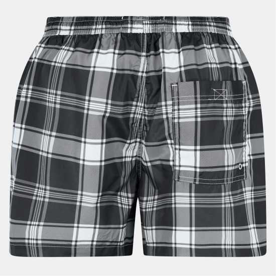 Brave Soul Print Swim Short Черно/Бяло Brave Soul Print Swim Short Черно/Бяло