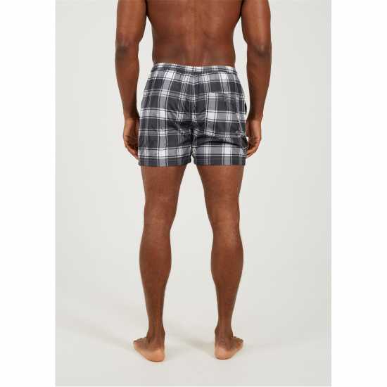 Brave Soul Print Swim Short Черно/Бяло Brave Soul Print Swim Short Черно/Бяло