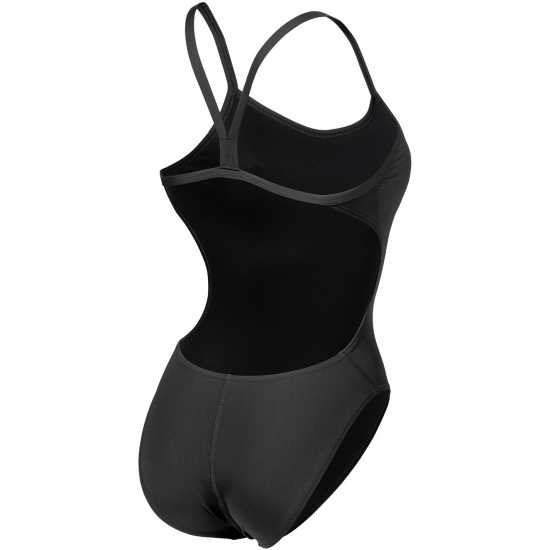 Arena Solid Team Challenge Swimsuit Black/White 