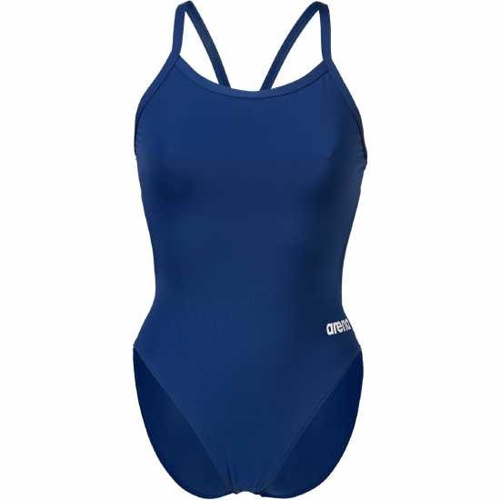 Arena Solid Team Challenge Swimsuit Navy/White 