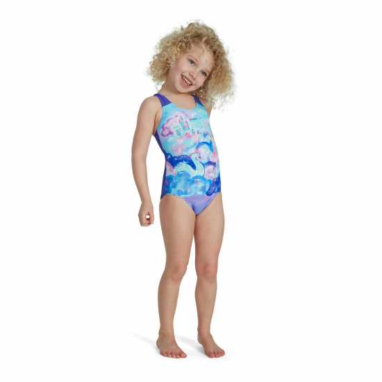 Speedo Girls Swimwear Indaco/Blue Детски бански и бикини