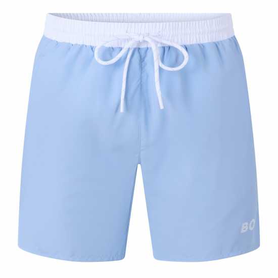 Boss Men's Sailfish Swim Shorts Light Blue 451 Hugo Boss Boss Men's Sailfish Swim Shorts Light Blue 451