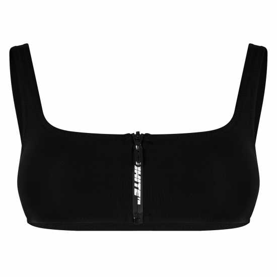 Off White Zip Detail Bikini  Дамски бански