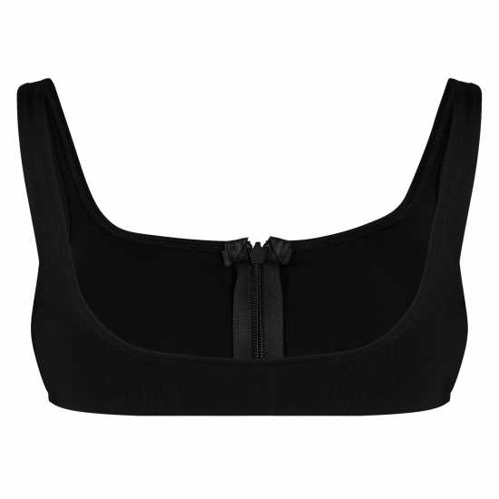 Off White Zip Detail Bikini  Дамски бански