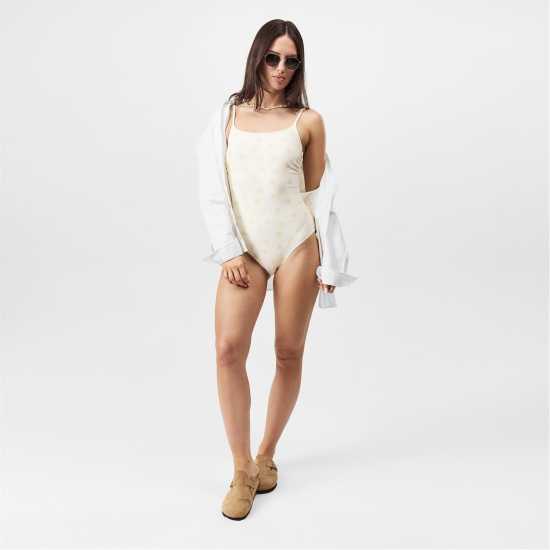 Бикини танкини шорти Jack Wills Ruched Swimsuit Ld52 Лимон Печат Jack Wills Ruched Swimsuit Ld52 Лимон Печат Бикини танкини шорти