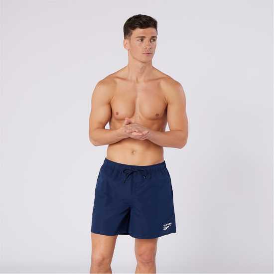 Reebok Mens Swim Shorts Yale Вектор Нави Reebok Mens Swim Shorts Yale Вектор Нави