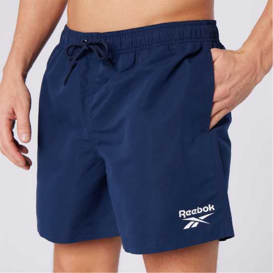 Reebok Mens Swim Shorts Yale Вектор Нави Reebok Mens Swim Shorts Yale Вектор Нави