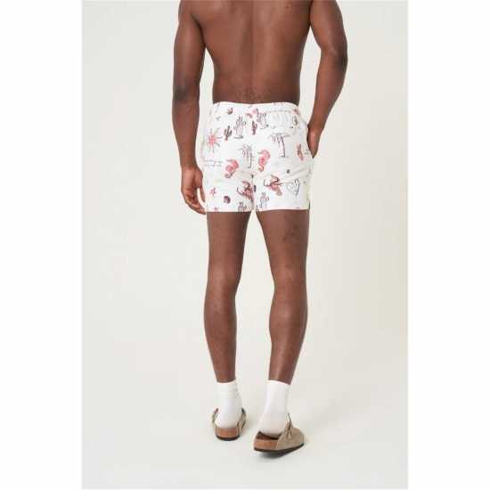 Native Youth Print Swim Shorts  