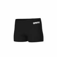 Arena Solid Team Swim Shorts Black/White 