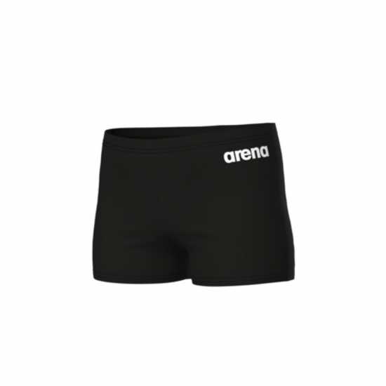 Arena Solid Team Swim Shorts Black/White Arena Solid Team Swim Shorts Black/White