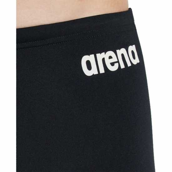 Arena Solid Team Swim Shorts Black/White Arena Solid Team Swim Shorts Black/White