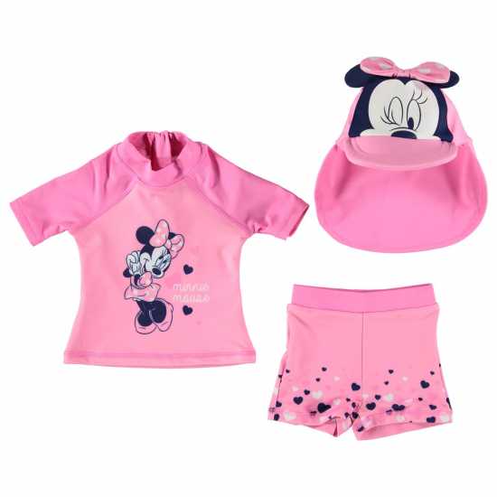 Детски бански и бикини Character 3 Piece Swimming Set Infants Дисни Мини Character 3 Piece Swimming Set Infants Дисни Мини Детски бански и бикини