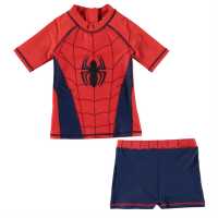 Sale Character 2 Piece Swim Set Junior Spiderman Детски бански и бикини