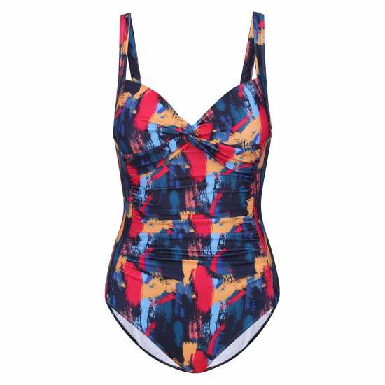 Regatta Women's Sakari One Piece Swimsuit Нави Брш Стрик 