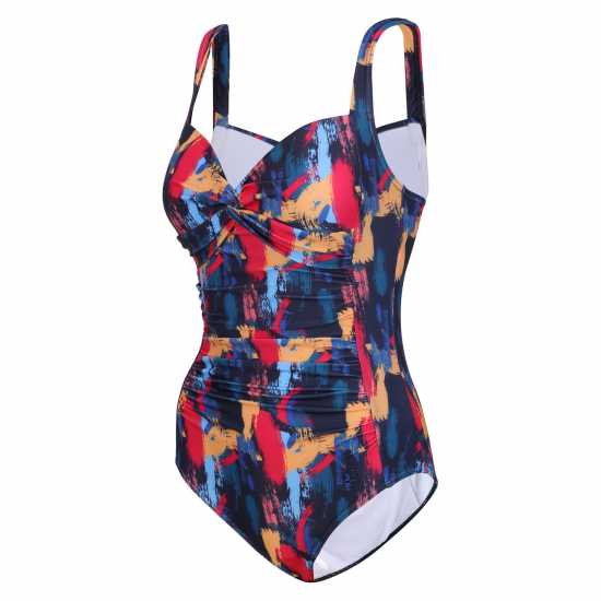 Regatta Women's Sakari One Piece Swimsuit Нави Брш Стрик 