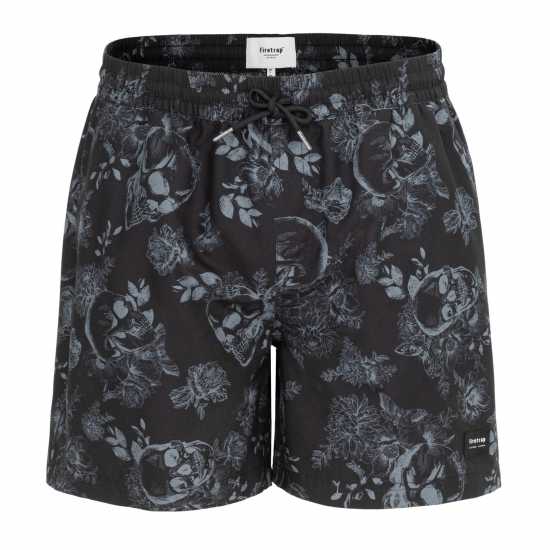 Firetrap Aop Swim Shorts Sn53 Черно Firetrap Aop Swim Shorts Sn53 Черно