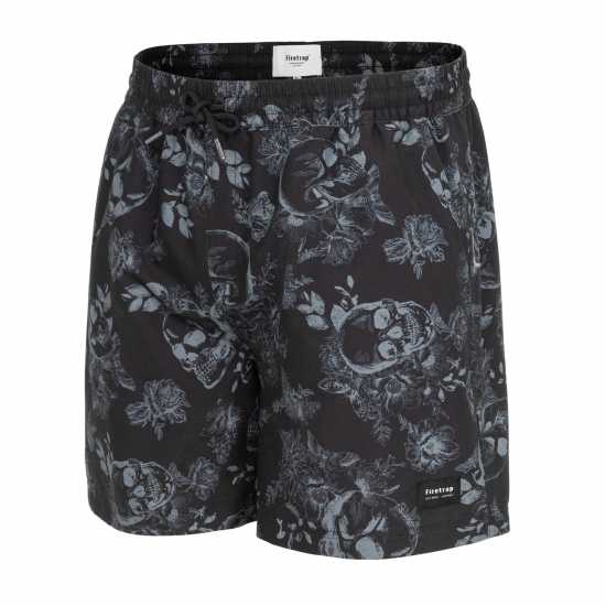 Firetrap Aop Swim Shorts Sn53 Черно Firetrap Aop Swim Shorts Sn53 Черно