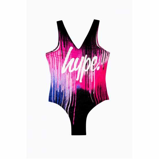 Детски бански и бикини Hype Drips Swimsuit Jn99 Hype Drips Swimsuit Jn99 Детски бански и бикини