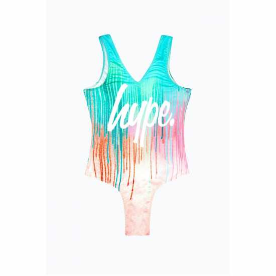 Детски бански и бикини Hype Drips Swimsuit Jn99 Hype Drips Swimsuit Jn99 Детски бански и бикини