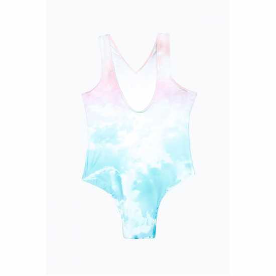 Детски бански и бикини Hype Clouds Swimsuit Jn99 Hype Clouds Swimsuit Jn99 Детски бански и бикини