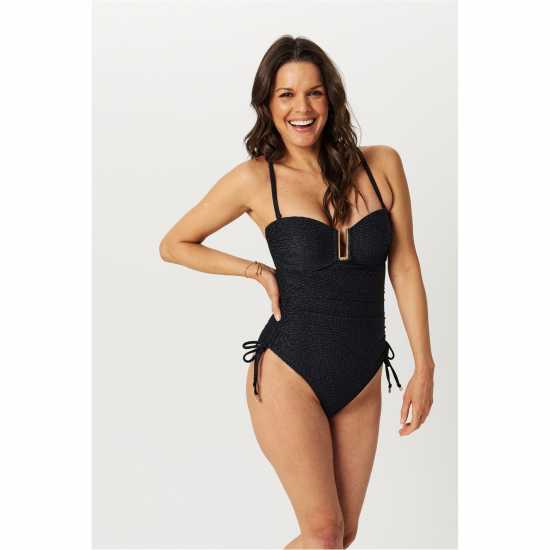 Biba Bandeau Swimsuit Черно Бикини танкини шорти